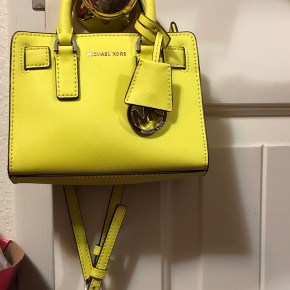 neon michael kors bag